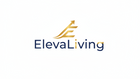 ElevaLiving Logo - Navy & Gold